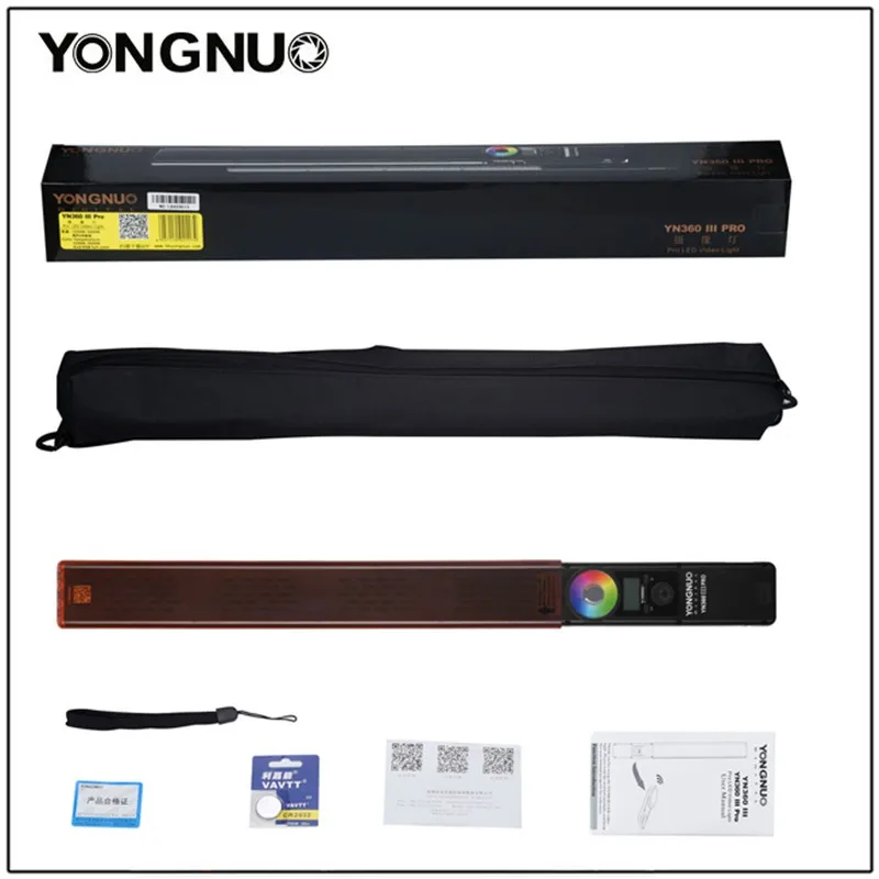 Yongnuo YN360III YN360 III Pro LED Video Light 3200K-5600K RGB Photo Light Light for Video Recording w Remote YN360III