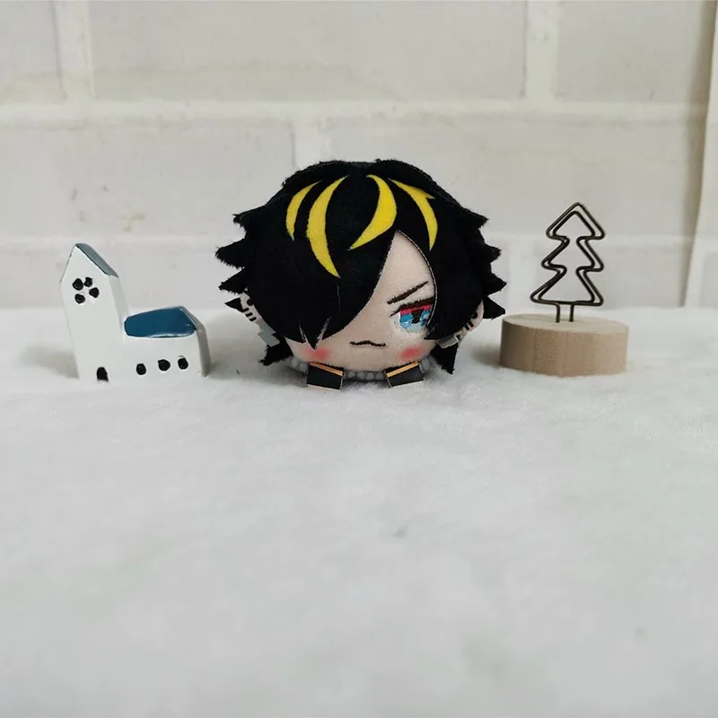 8CM Cartoon Stuffed Toys Anime Hypnosis Mic Division Rap Battle Kawaii Arisugawa Dice Aohitsugi Samatoki Plush Pendant Dolls