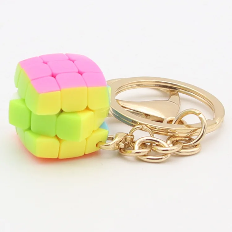 

Original Yongjun pillowed Mini 3x3x3 Magic Puzzle Cube keychain 2cm,3.5cm,4.5cm Professional YJ 3x3 Speed Cube Educational Toys