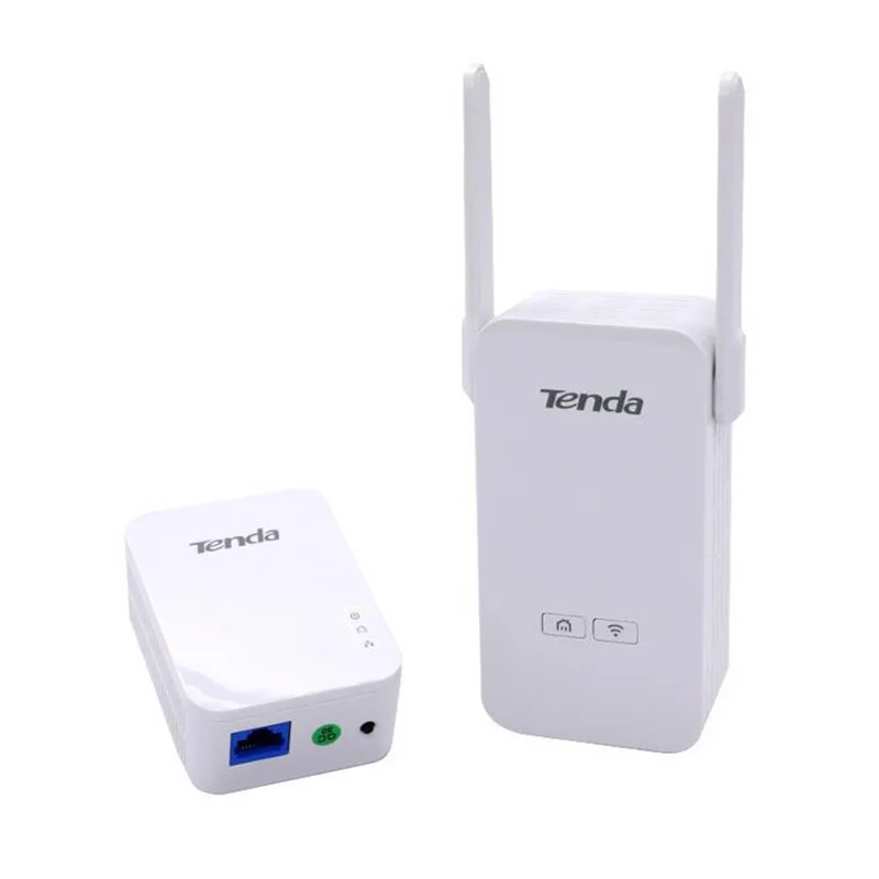 Tenda-Kit de extensor WiFi, puerto Gigabit, Wi-Fi inalámbrico, extensor de línea de alimentación, Firmware chino, 1000Mbps, AV1000 Powerline, PH5