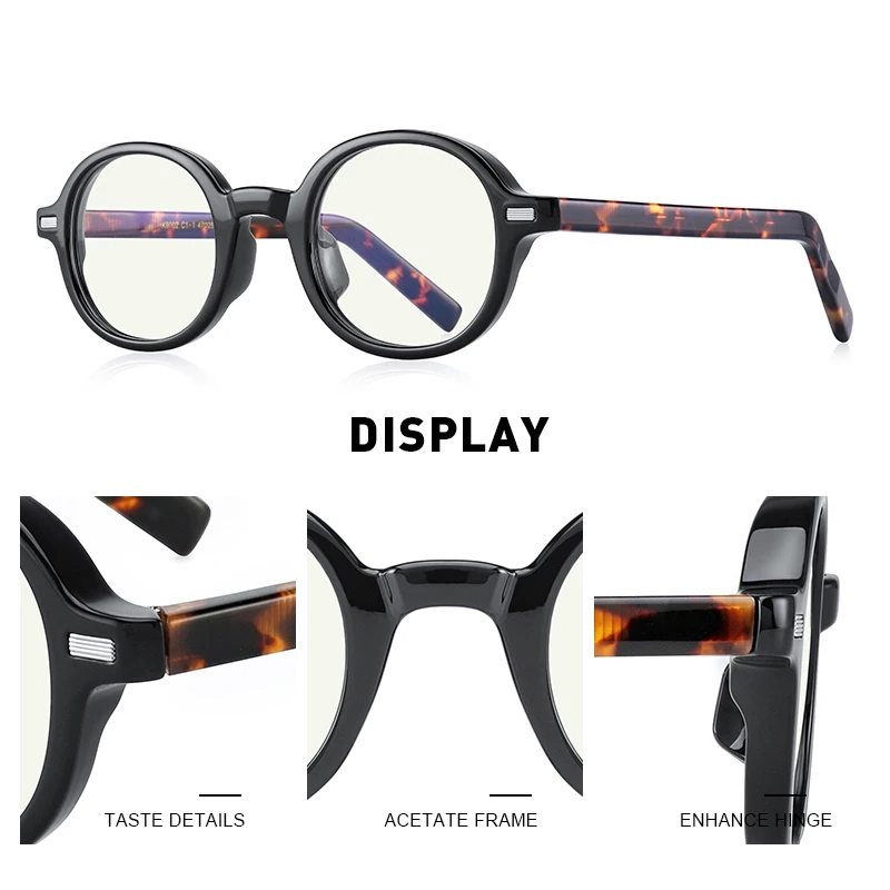 MERRYS DESIGN Retro Oval Ray Blue Light Blocking Glasses For Men Women Vintage Anti-Blue Light Gaming Computer Glasses S2302FLG