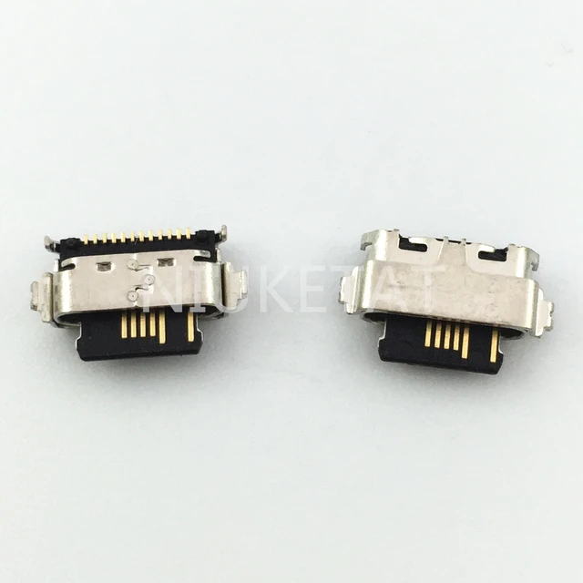 10szt Micro USB 5pin mini Złącze Mobilne Port ładowania Dla Alcatel 3X 2019 Gniazdo Jack Stacja dokująca Ładowanie Wtyczka ogonowa Części naprawcze
