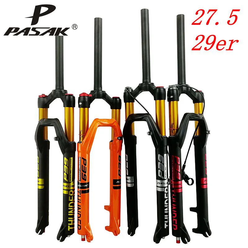 PASAK mountain bike air fork bicycle front fork 27.5 29 \