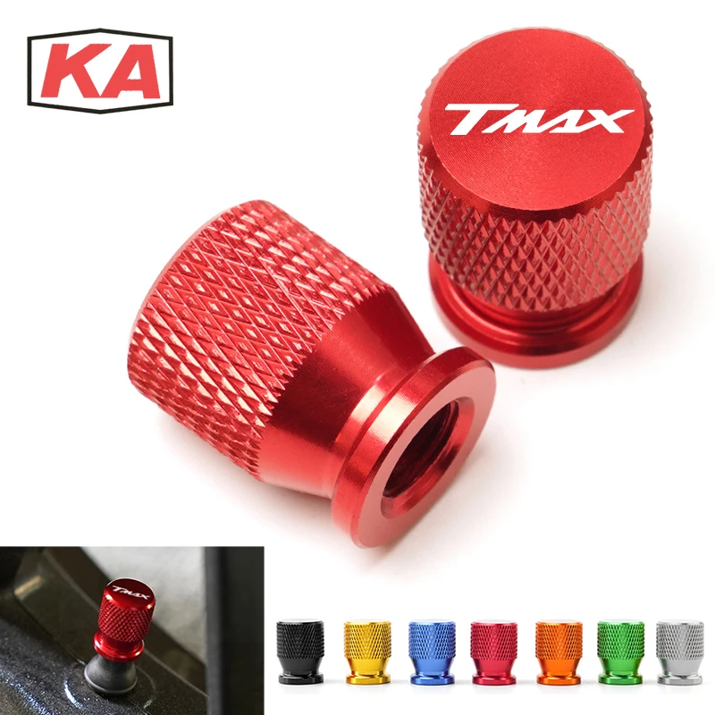 

For YAMAHA TMAX 530 SX DX T-MAX TMAX 500 530 560 Tech Max all years Motorcycle Aluminum Wheel Tire Valve caps cover