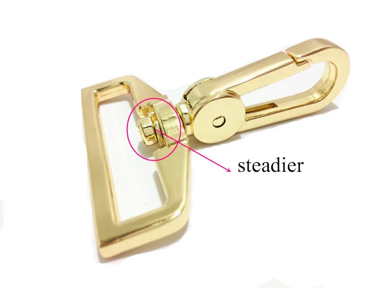 2pcs 25/32 / 38mm Belt Strap Metal Bags Buckle Carabiner Snap Hook Lobster Clasp Dog Collar Clasp DIY Leathercraft Accessories