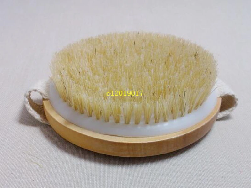 New Handleless Bristle Bath Massage Brush Round Rubbing Bath Handleless Bath Brush