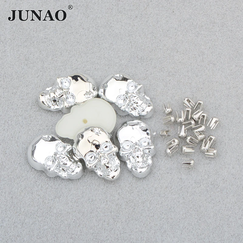 JUNAO 10 Mold Manual Punching Pearl Setting Machine Rhinestones Beads Rivet Fixing Machine Hand Press Tools for Clothes Crafts