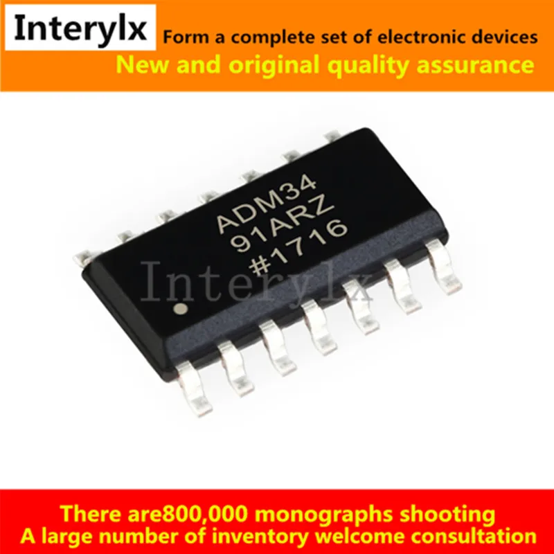 

10Pcs/Lot ADM3491ARZ ADM3491AR ADM3491A ADM3491 IC TRANSCEIVER FULL 1/1 14SOIC