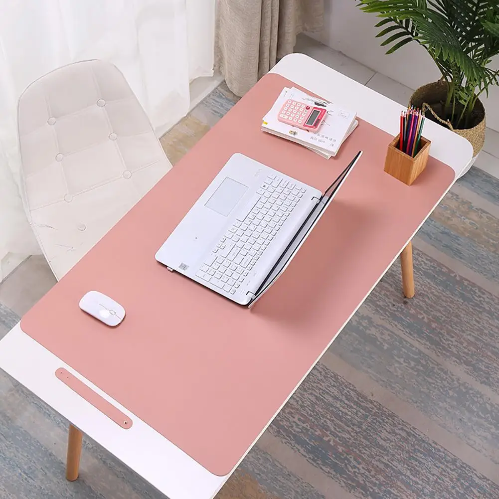 

PU Mouse Pad Large Size Anti-slip Mousepad Waterproof Natural Rubber Game Desk Mat for Desktop PC Computer Laptop