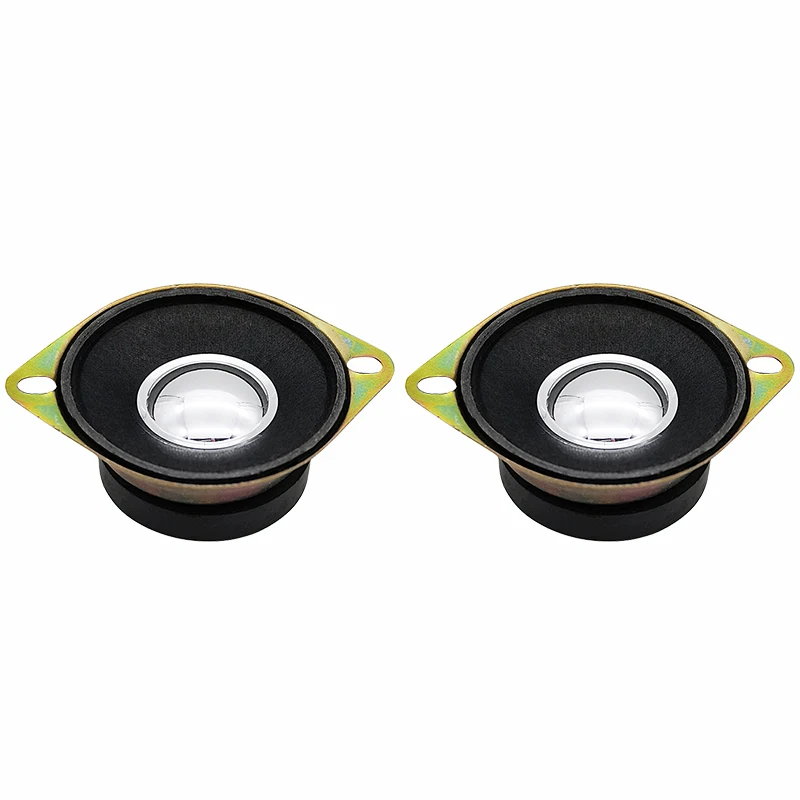 1.5 Inch Tweeter Speakers 4Ohm 5W Treble Portable Speakers Car Audio Tweeter Loudspeaker Audio Amplifier DIY 2Pcs