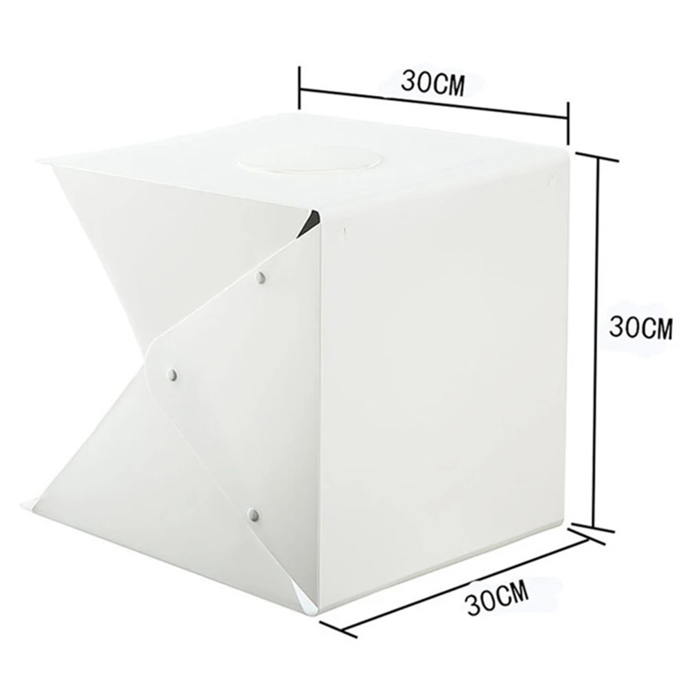 Dual Color Sfondo HA CONDOTTO LA Luce Photography Photo Studio Box di Tiro Softbox Tenda Photo Studio Box