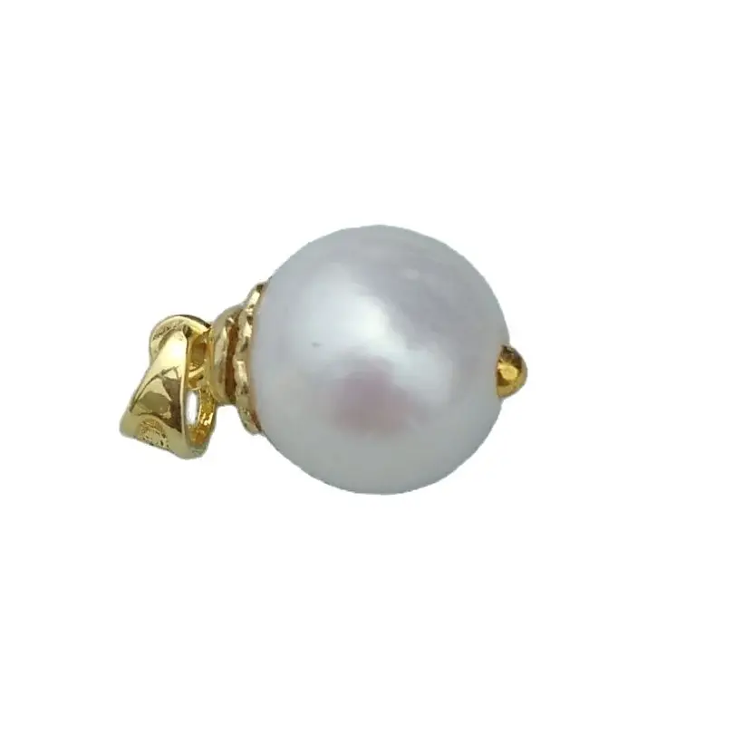 Classic Adorable 10-11mm Japanese Akoya Sea Natural Real Pearl Pendant Solitaire