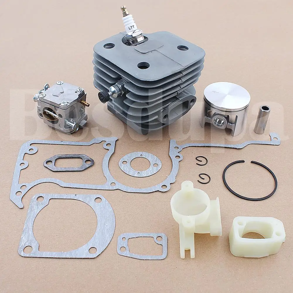 طقم مكبس اسطوانة 52 مللي متر ، لمنشار Husqvarna 268 272 272K 272XP 61 بالمنشار 574331601 ، 503758172 واط مشعب السحب