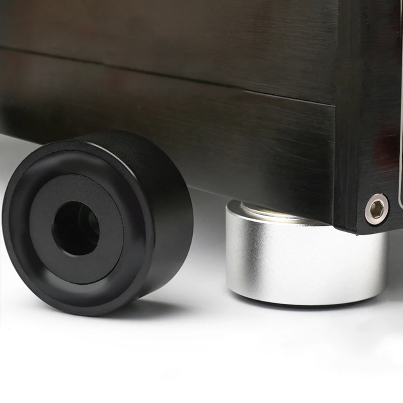 Speaker Cabinet Rubber Feet Speaker Feet Isolation Aluminum Alloy Speaker Feet 4pcs/set Shock-absorbing Feet Hifi Audio