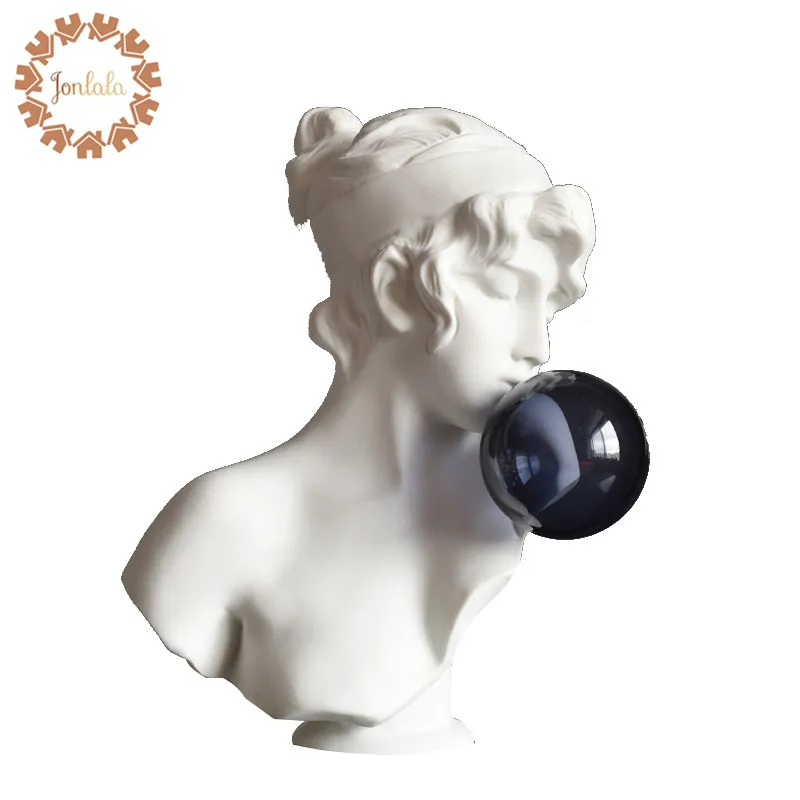 

Luxurious Art Roman Mythology Bubble Girl Figure Art Sculpture Venus Goddess Statue Resin Crafts Simple Home Decoration