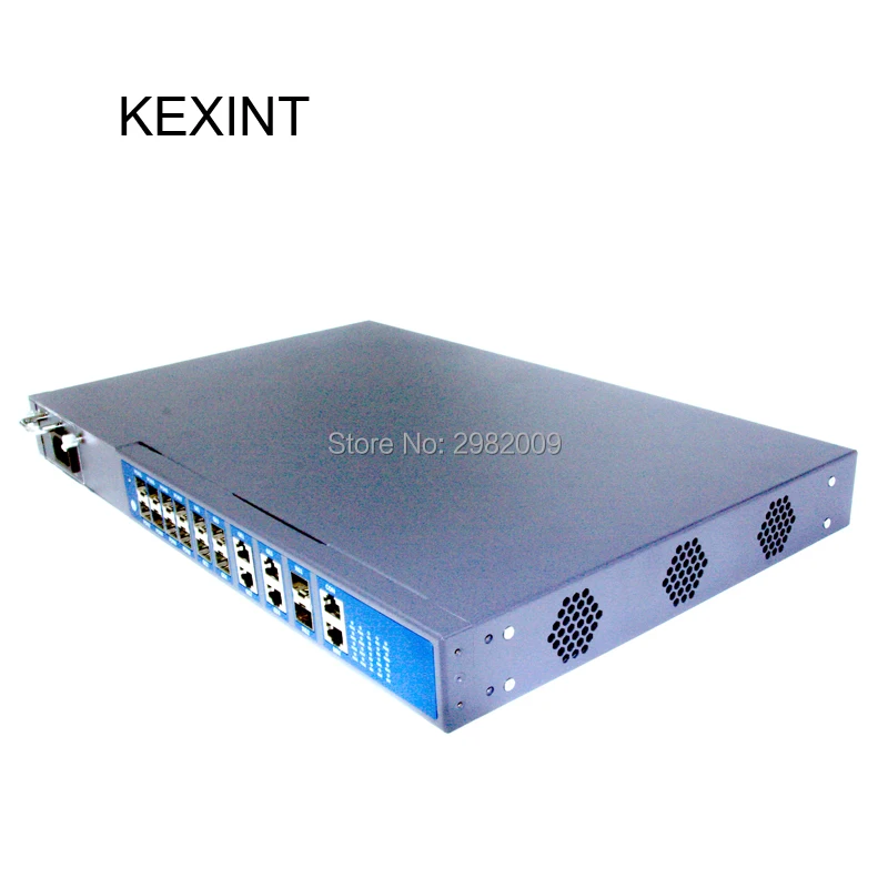 1U 8 Port GPON OLT with Modules and Management 8 port Work FTTH OLT