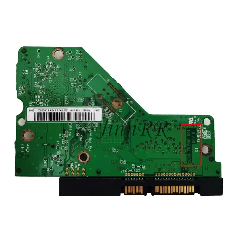 لوحة منطقية 2060-701590-001 REV B HDD PCB, 2060-701590-001 REV A لـ WD 3.5 SATA ، إصلاح محرك الأقراص الثابتة ، استرداد البيانات 2060-701590-001