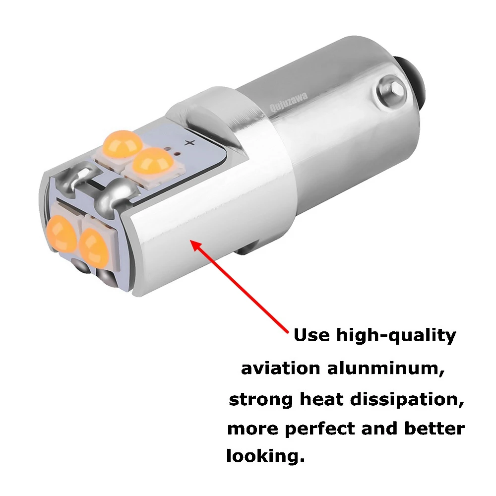 لمبات Led t4w ، h6w ، t11 ، ba9s ، ba9s ، bay9s ، bay9s ، 12 فولت ، السوبر مشرق ، القراءة ، قبة ، مصباح إيقاف السيارة ، أبيض ، أحمر ، أصفر ، 2 قطعة #4