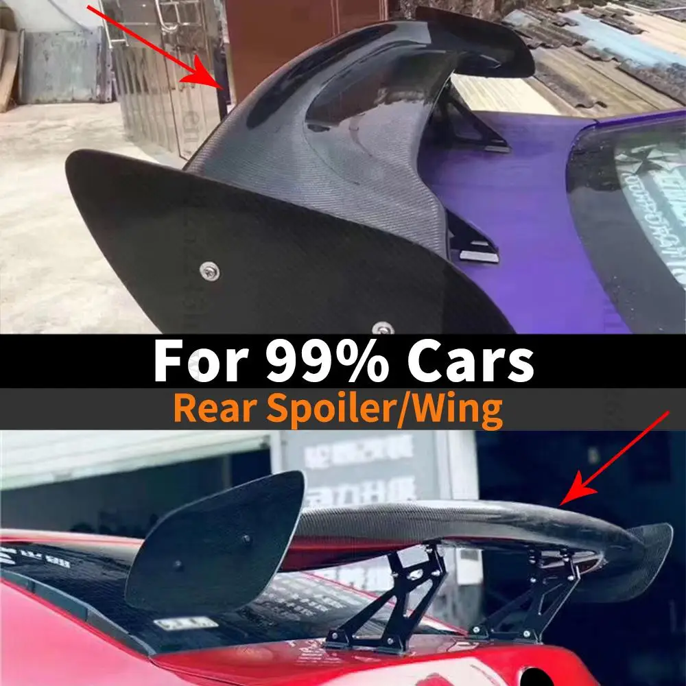 

Modified Exterior Part Splitter Refit Decoration Universal GT Style Roof Rear Spoiler Wing For 99% Cars Toyota BMW Lexus Honda