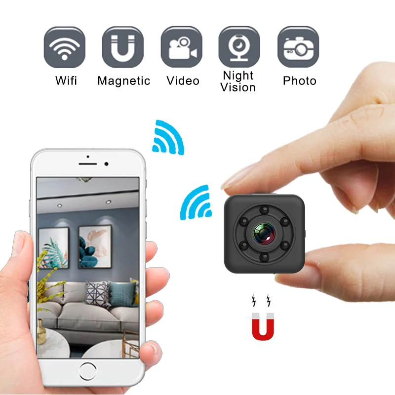 

SQ29 IP Camera HD WIFI Mini Camera Cam Night Vision Motion DV Micro DVR Waterproof Camcorder Video Sensor Sport PK sq11 sq13