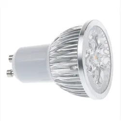 Bombilla LED GU10 de alta calidad, lámpara de 9W, 12W, 15W, no regulable, 110V, 220V, blanco cálido/blanco frío, 60 ángulos de haz de luz