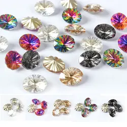 Oval Millennium  mix Color Glass Rhinestones  30/100 pcs for Nail Art Decorations Rhinestones Nail Stones For Nails Accessories