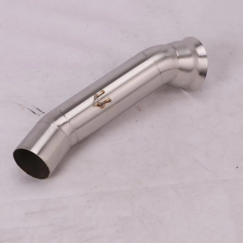 51/71MM Mid Pipe for Ducati Hypermotard 821 Motorcyele Middle Link Pipe Stainless Steel Pipe Slip On Reserve Catalyst