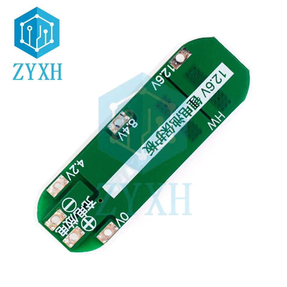 BMS 3S 10A 11.1V 12V 12.6V 18650 Li-ion Lithium Battery Charger Board Short Circuit/Overcurrent Protection For Power Bank/Drill