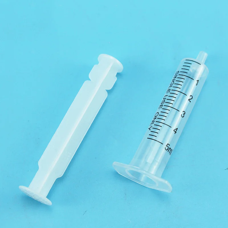 Disposable Plastic Syringe Use With Syringe Filter 1ml/2.5ml/3ml/5ml/10ml/20ml Plastic Sample Extractor Injector 10Pcs