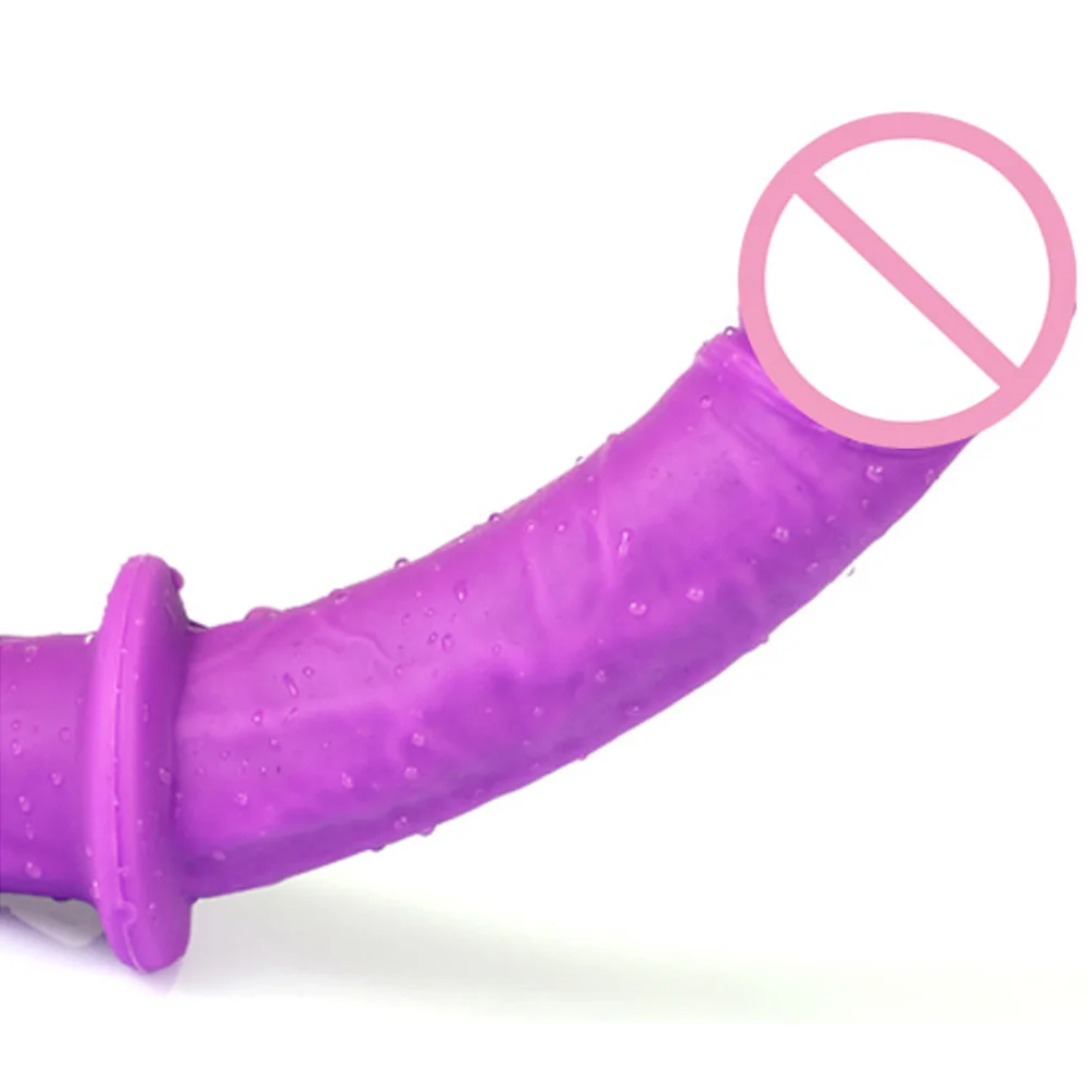 Realistic Soft Dildo Strapless Strapon For Gay Male Female Double Penetration Super Long Anal Vagina Masturbator Sextoyse Couple