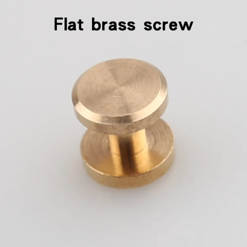 Belt Metal Craft Screws Dual Screw Buckle Pure Copper Brass stainless steel DIY Leather luggage Accessories