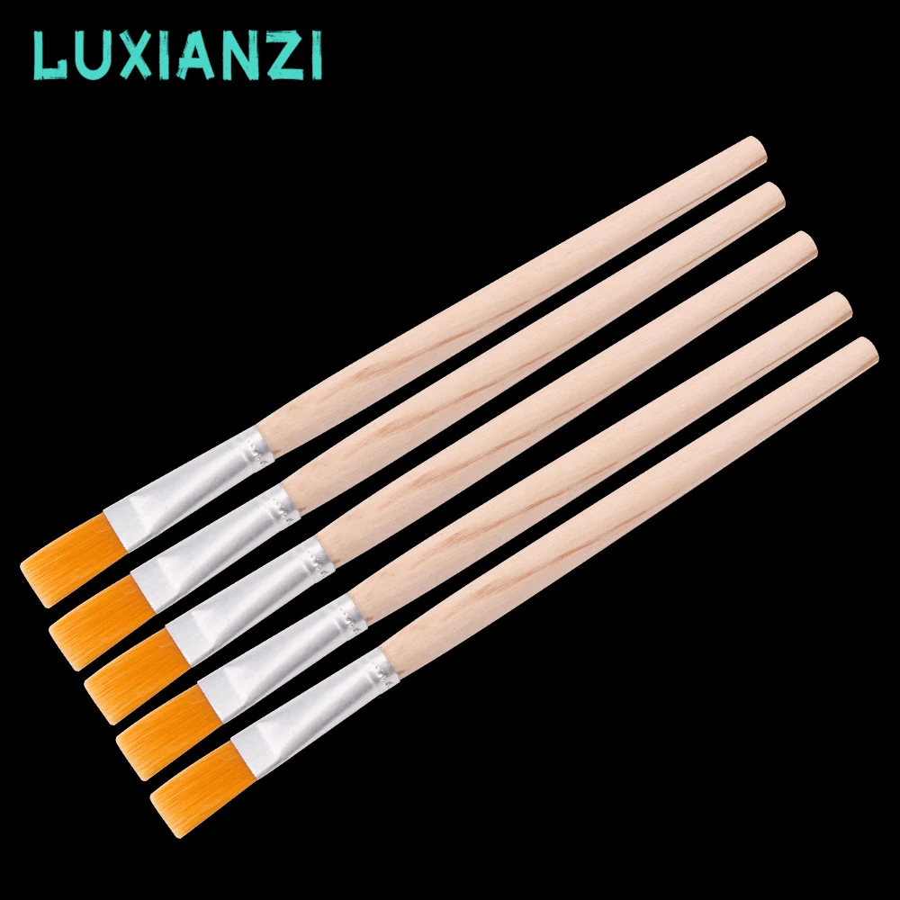 LUXIANZI 2pc Anti Static Dust Cleaning Brush With Wooden Handle For Mobile Phone Tablet  PCB Repair Clean Tools Dusting Brush