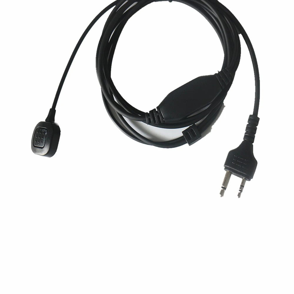 Imagem -04 - Fone de Ouvido para Garganta com Microfone e Vibração Headconjunto Ptt de Dedo para Rádios Intra-auriculares de Pinos Modelo M24s Cxt Lxt Gsra Gxt com 10 Peças