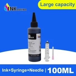 INKARENA Black Color Printer Ink Refill Kit For HP 123 122 304 302 301 300 21 22 140 141 121 650 652 XL Ink Cartridge Ciss Tank