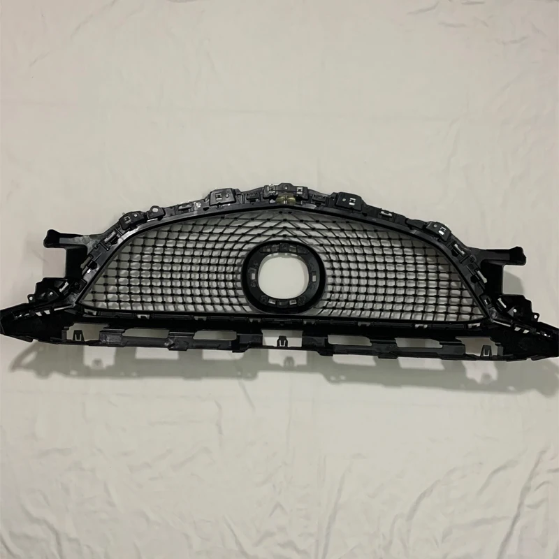 Front Bumper Mesh Grille For Mazda 6 Atenza GJ GL 2014 2015 2016 Car VIP Diamond Exterior Moulding Racing Grill With Logo