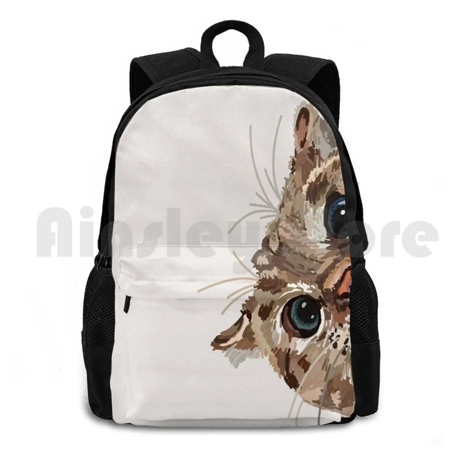 

Peeking Cat Открытый походный рюкзак для верховой езды, скалолазания, спортивная сумка, кошки, котенок, мяу, выглядывающая лапа, лапа, мех животных, животных, мяу