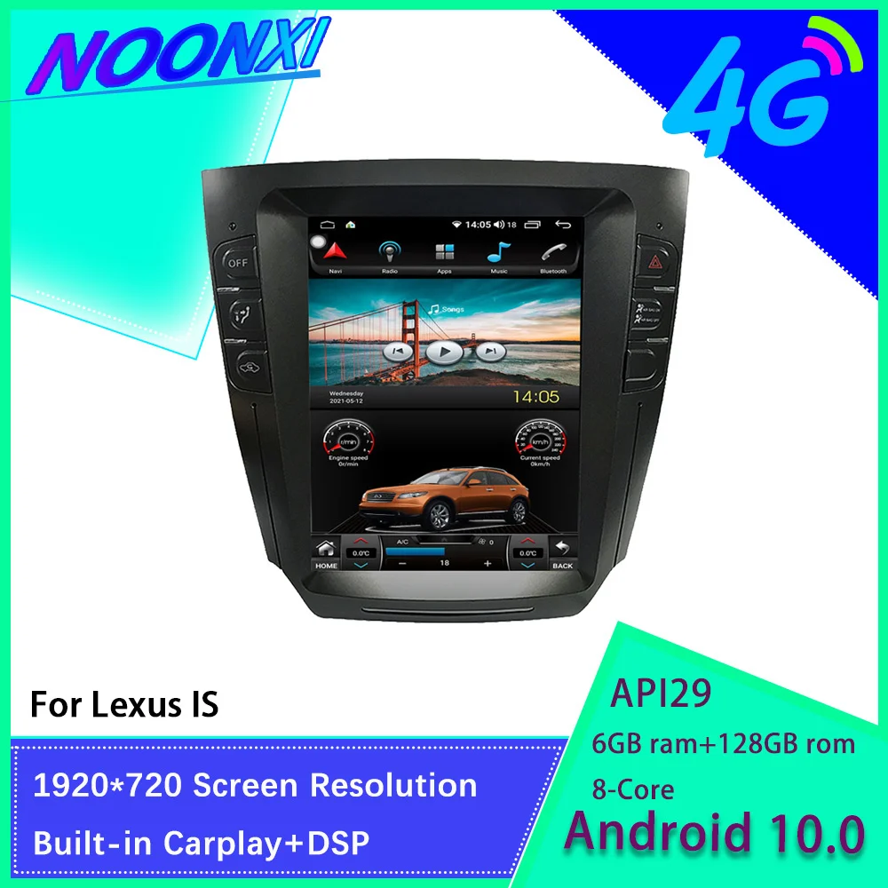 128G For Lexus IS IS200 IS250 IS300 IS350 Android Car Radio Stereo Autoradio Audio GPS Navigation Multimedia Player Head Unit