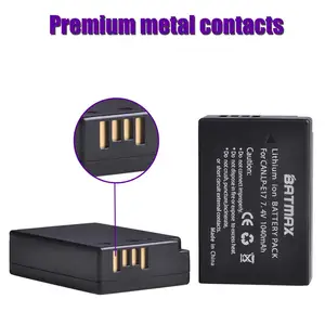 بطارية كاميرا Batmax LP-E17 LPE17 LP E17 + شاحن USB مزدوج LED لكانون EOS R8 RP R50 200D 250D M3 M5 M6 750D 760D T6s 800D T8i أفضل 10 شاحن G2C 17 مبيعات - رقم 1