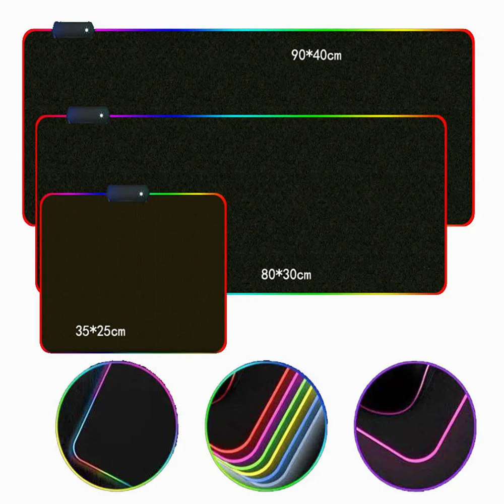 Jogo mousepad rgb personalidade matemático digital led acessórios do jogo teclado computador tapete almofada computador computador notebook gamer mesa