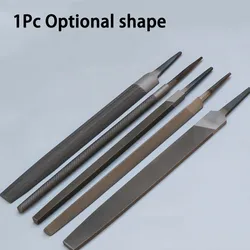 6 Inch 150mm Steel Files Without Handle Round Half-round Triangular Square Flat Cut Design Metal Woodworking Craft Tools