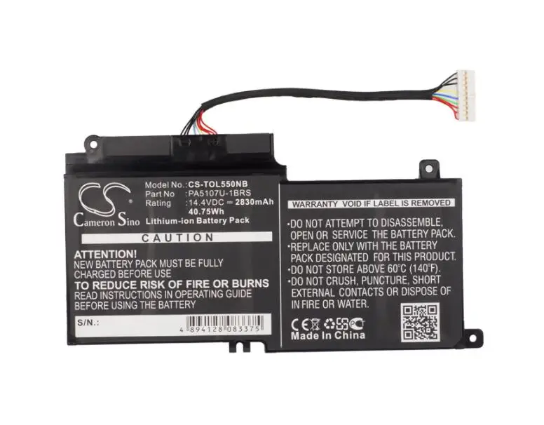 

cameron sino 2830mah battery for TOSHIBA PSPMHA-0DP04S SATELLITE Satellite L50-A L50-A-1D6 L55 L55t P55 P55-A53 P55-a5312