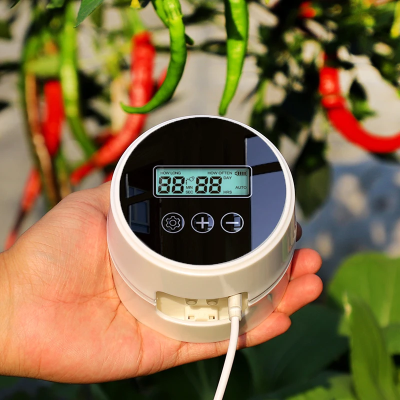 

Garden Intelligent Drip Irrigation System Indoor Automatic Watering Timer Device Irrigation Controller Kits For Home,Potted Use