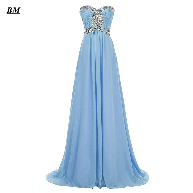 BEALEGANTOM Neue Chiffon Prom Kleider 2021 Perlen Schatz Plus Größe Lange Formale Abend Party Kleid Vestido Robe De Soiree