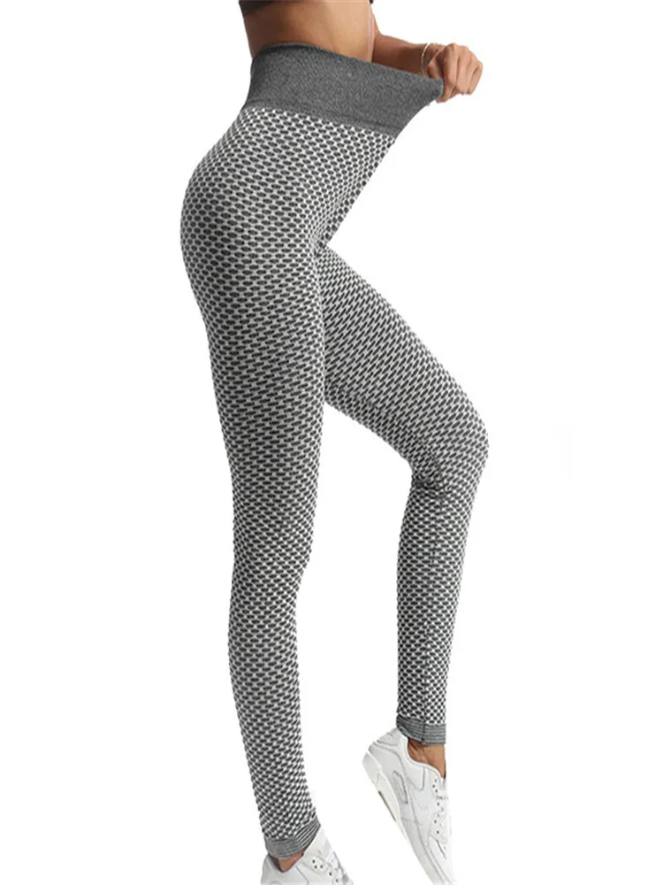 Ljcuiyao mulheres aptidão esportes leggings treino mujer sexy empurrar para cima de cintura alta activewear ginásio sem costura respirável yoga roupas