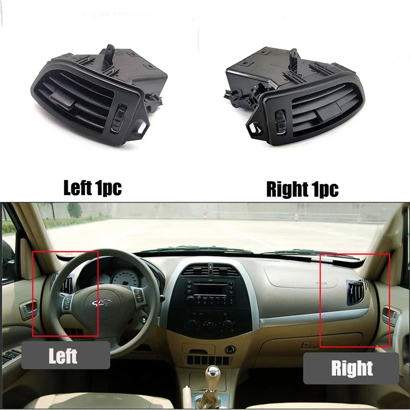 For Chery Tiggo 2005-2009 Car Styling Accessories T11-53054053 Air Conditioner Outlet Warm Air Outlet Vent Panel Kit Assembly