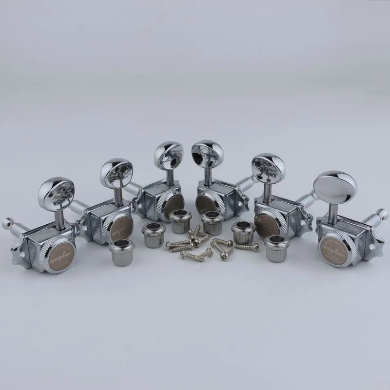 1 SET 3R3L GUYKER Chrome Lock String Tuners Vintage Tuners Machine Heads Tuners