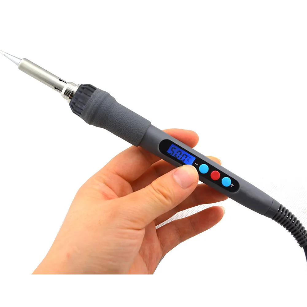 ST 936 60W LED Digital Adjustable Electric Soldering Iron Constant temperature Soldering Station Iron Rework Welding Gun Tool