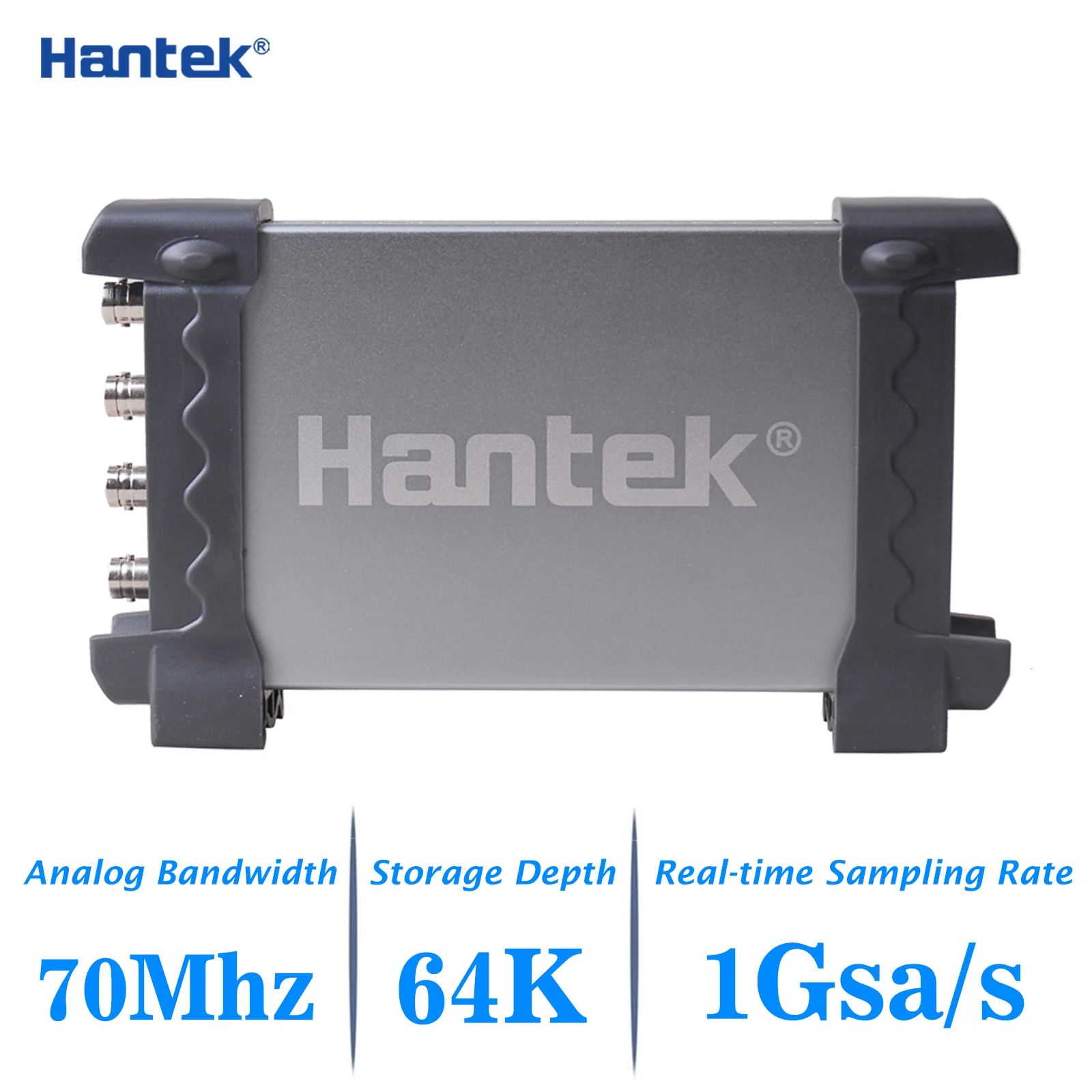 Hantek-osciloscópio 6074be (kit i) padrão, equipado com mais de 80 tipos de função de medição automotiva, usb2.0, 4 canais isolados
