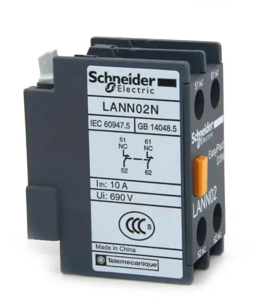 

LANN02N D3N instantaneous auxiliary contact module - 2NC