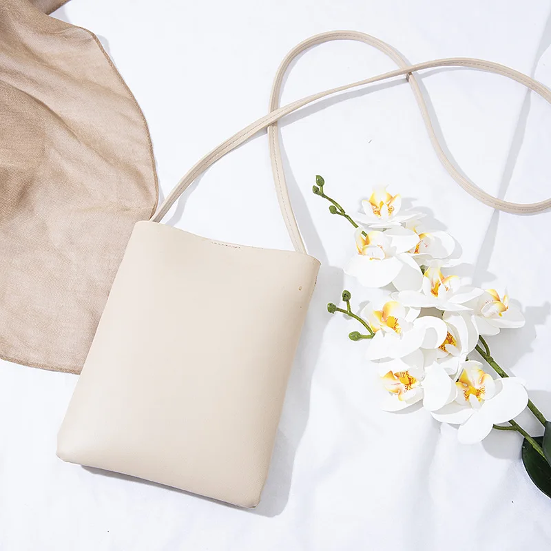 Slim Crossbody Bags Women Large Capacity Shoulder Bag Solid Soft PU Leather Female Casual Travel Shopping Bag Vintage Bags